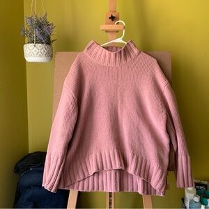 Philosophy Dusty Rose Turtleneck Sweater